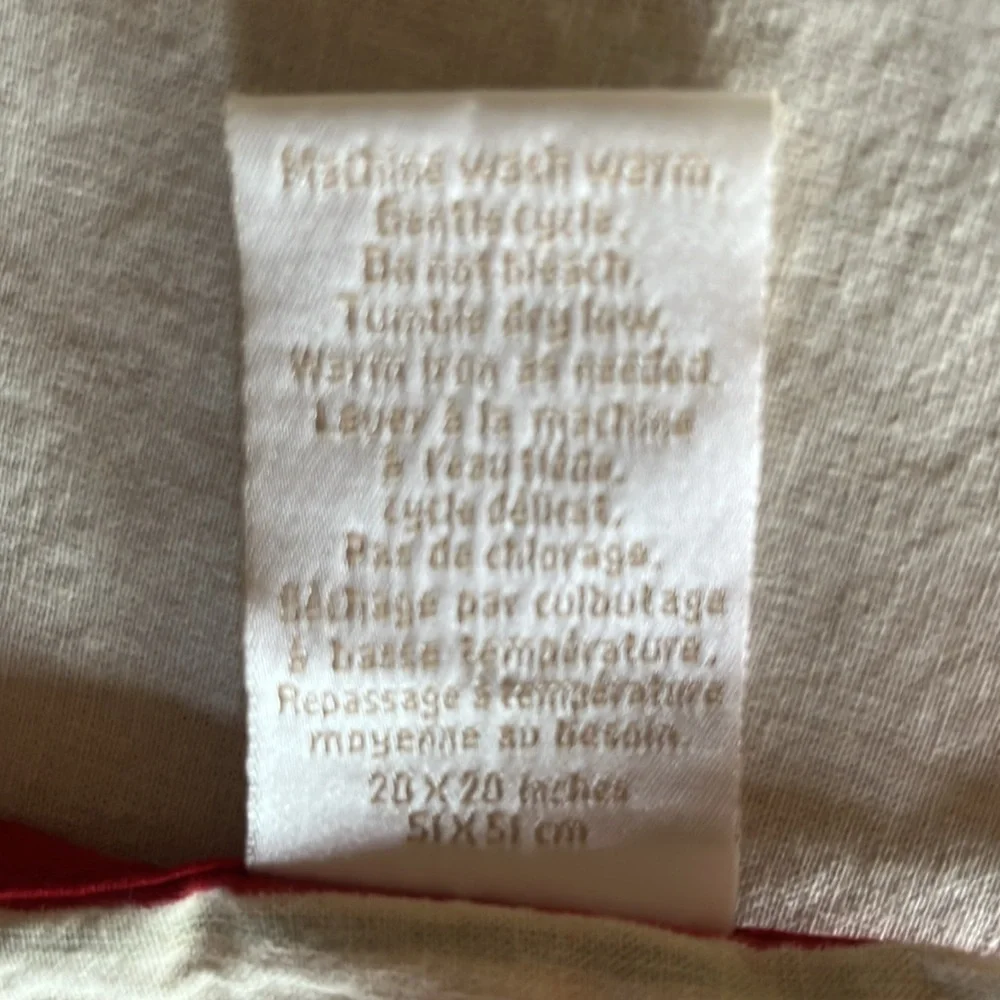 WILLIAMS-SONOMA 12 Days of Christmas cotton napkins